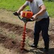 小型大功率四冲程挖坑机果园种植地钻挖坑机