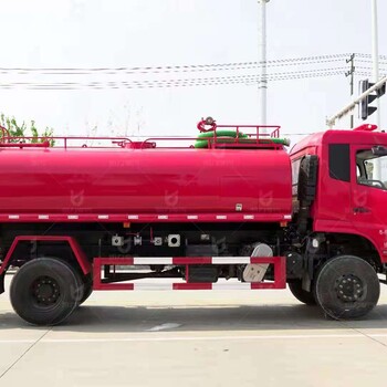 黑河5吨水罐消防车