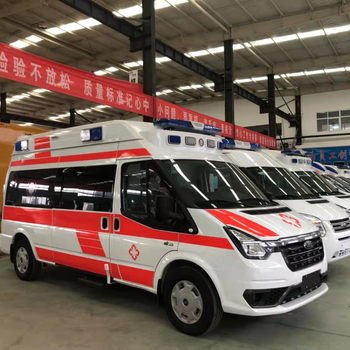 福建三明柴油長軸救護車