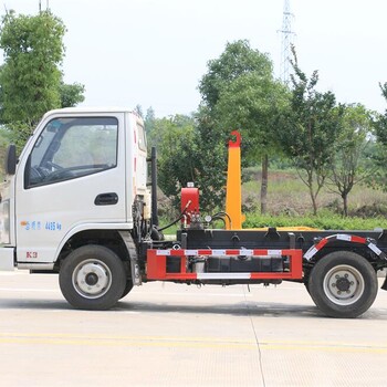 營(yíng)口大運(yùn)藍(lán)牌勾臂垃圾車