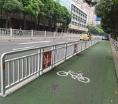 珠海城市公路护栏市政道路栏杆路侧文化护栏机非分流围栏生产安装
