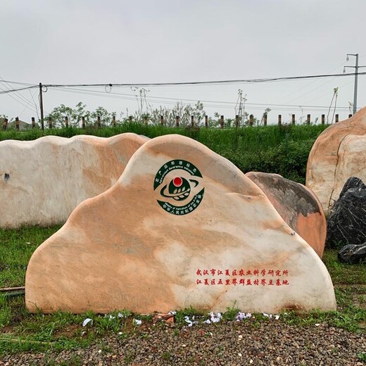 鄂州景观石校友捐赠景观石武汉明石景观石设计