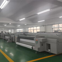 珠海皮革印花机械uv印刷工艺卷材卷对卷的打印机-越达彩印公司