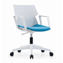 塑料椅身办公电脑椅时尚简约工作旋转椅商用会议会客椅