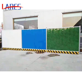 朔州彩鋼圍擋市政道路施工圍欄建筑工地鐵皮圍蔽小草臨時(shí)彩鋼圍擋