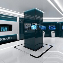 博物馆企业科技展厅设计展馆空间效果图