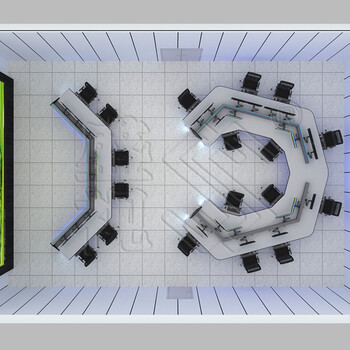 广州盛视指挥中心监控调度台钢木铝控制台批发
