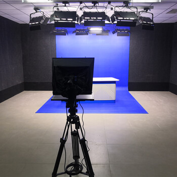 直播虚拟演播室校园虚拟电视台抠像直播间建设