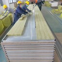雙面玻鎂彩鋼板巖棉手工夾芯板無(wú)塵車(chē)間手工巖棉玻鎂板吊頂