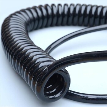 螺旋线缆聚氯乙烯PVC，弹簧线聚氨酯(PUR)，弹簧电缆，弹簧线