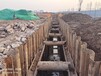 东胜钢板桩施工、钢支撑支护工程、内蒙古钢板桩施工