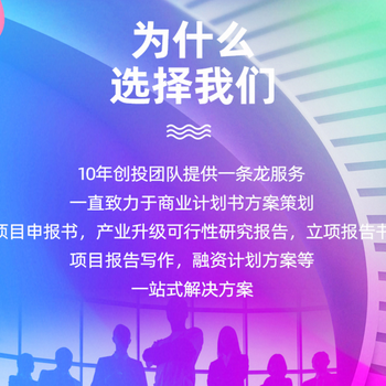 日照代寫項(xiàng)目建議書