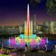 义马公园喷泉施工图片
