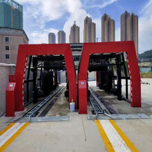 许昌加油站隧道式洗车机施工