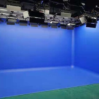 虚拟演播室灯光新闻录制棚蓝绿箱校园电视台录音棚拼装蓝/绿箱图片5