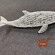 不锈钢编织海豚雕塑