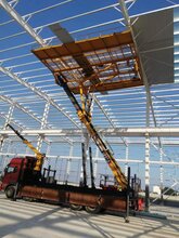 江苏地区钢结构19米反吊顶平台设备车载式剪叉反吊顶平台