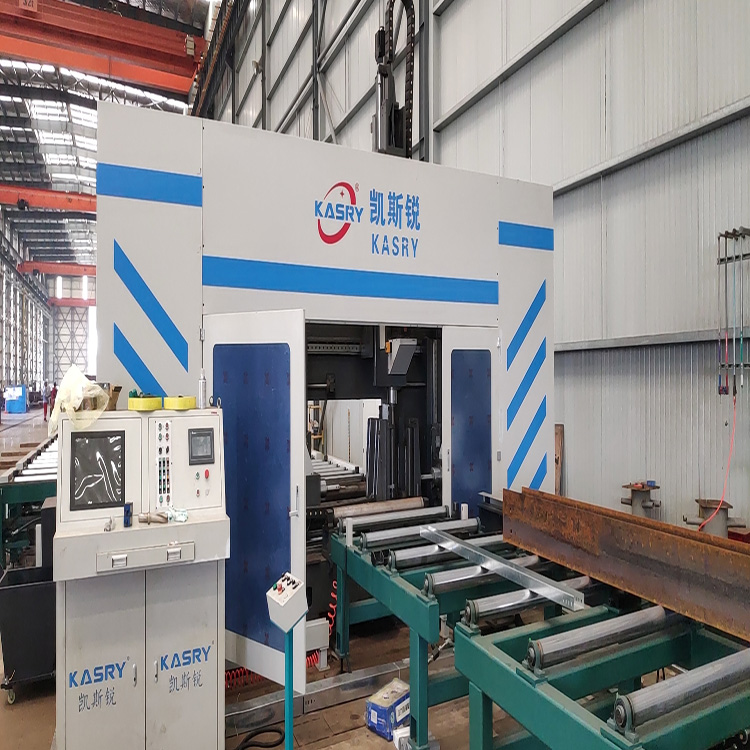 浙江杭州数控H型钢等离子切割机钢结构二次加工型材切割生产线