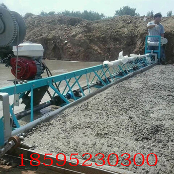 手搖可以伸縮起拱的混泥土水泥路面振動梁汽油整平機(jī)