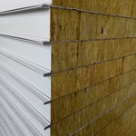 南通翔展供应净化岩棉夹芯板双面彩钢外墙复合夹芯板