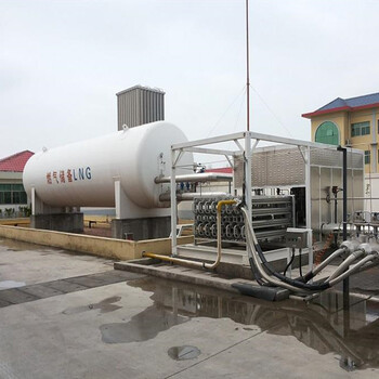 出售二手LNG加气站整套设备LNG卧式低温储罐高压汽化器