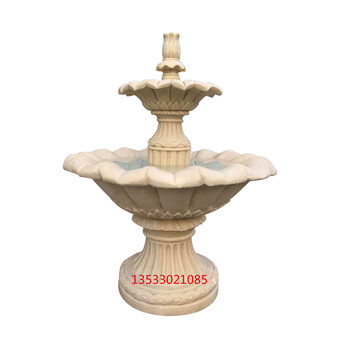 大型廣場噴水池水景人造砂巖噴泉景觀噴泉歐式流水?dāng)[件