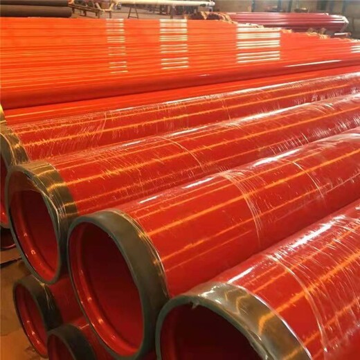 鹤壁供热用保温钢管，矿用涂塑钢管厂家成功案例