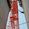 橋梁高墩施工爬梯梯籠式爬梯建筑爬梯