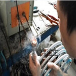 广东佛山哪里有高频焊机卖焊法兰件、焊不锈钢波纹管高频钎焊机