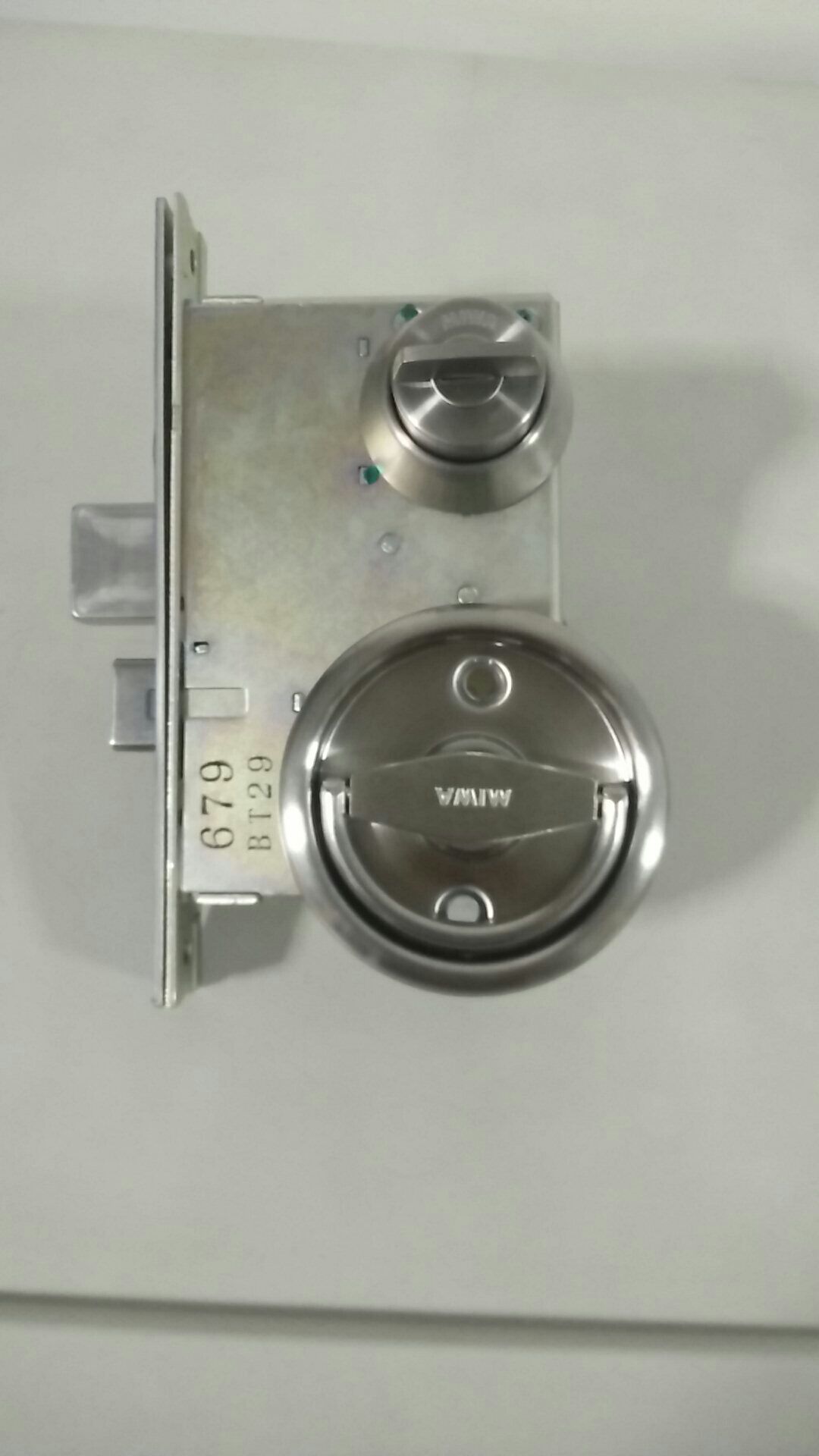 日本MIWA室内门锁U9MACC-1拉环分体锁消防栓锁通道锁MA