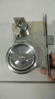 日本MIWA室内门锁U9MACC-1拉环分体锁消防栓锁通道锁MA图片4