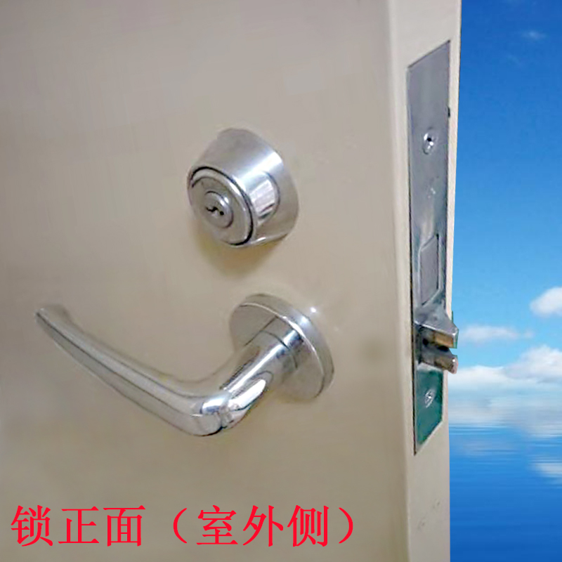日本MIWA01SC不锈钢抗腐蚀钢门SCLSV进口把手船用机械门锁