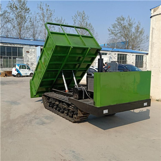 農(nóng)用履帶運(yùn)輸車工程液壓自卸車動(dòng)力強(qiáng)裝載車