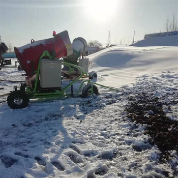 滑雪场小型国产人工造雪机圣诞下雪机人工造雪喷雪机