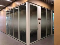 深圳南山辦公室玻璃隔斷鋁合金百葉高隔斷價格圖片4