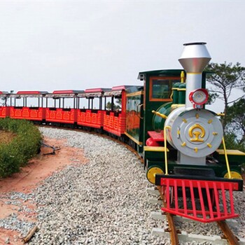 景区观光小火车可定制外观多人乘坐轨道小火车引流项目