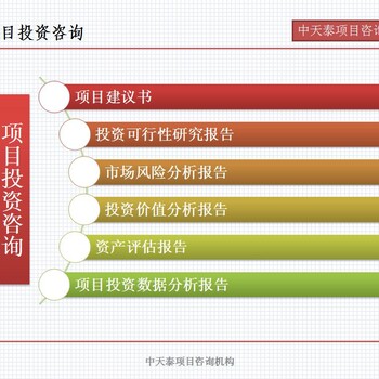 饶平县新建项目融资报告书/可行性研究报告编制大纲