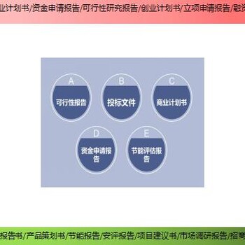 新邵县技改/扩建项目可行性研究报告/可研报告经销商