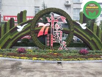 田家庵菊展绿雕，2022春节植物雕塑，广场大花篮图片5