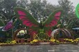 龙游节日大花篮，2022春节植物雕塑，主题花雕