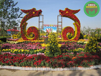 拱墅开封绿雕，2022春节立体花坛，绿雕图片图片5