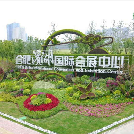 都匀植物绿雕市场价格，仿真草造型