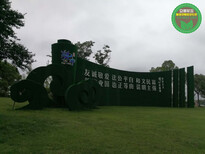 固安绿雕植物墙，2022年绿雕，绿雕图片2