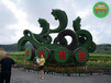 宜黄绿雕景观雕塑厂家电话，春节装饰方案