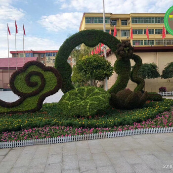 纳溪乡村振兴绿雕供应厂家，春节景观布展