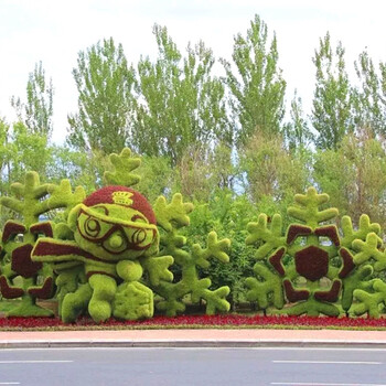 銅仁卡通綠雕制作團隊，五色草造型知識