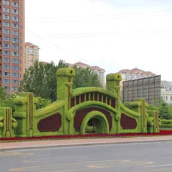 潞城价值观绿雕价格行情，沭阳绿雕厂家
