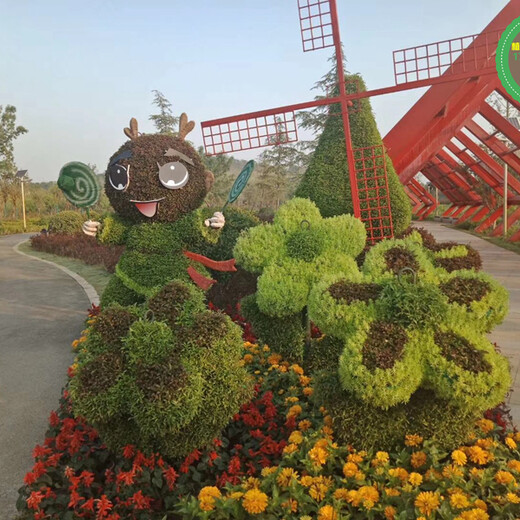 福贡菊花展览，2022春节绿雕，景观造型