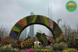 威信花坛雕塑，2022春节绿雕，绿化景观