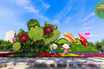 永善公园绿雕，2022春节植物雕塑，绿雕图片